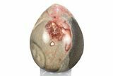 Polished Polychrome Jasper Egg - Madagascar #245711-1
